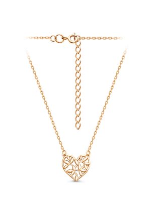 Колье декоративное из серебра 925