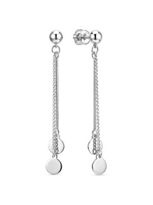 Серьги пусеты из серебра 925