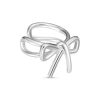 Серьга каффы из серебра 925 с без вставок