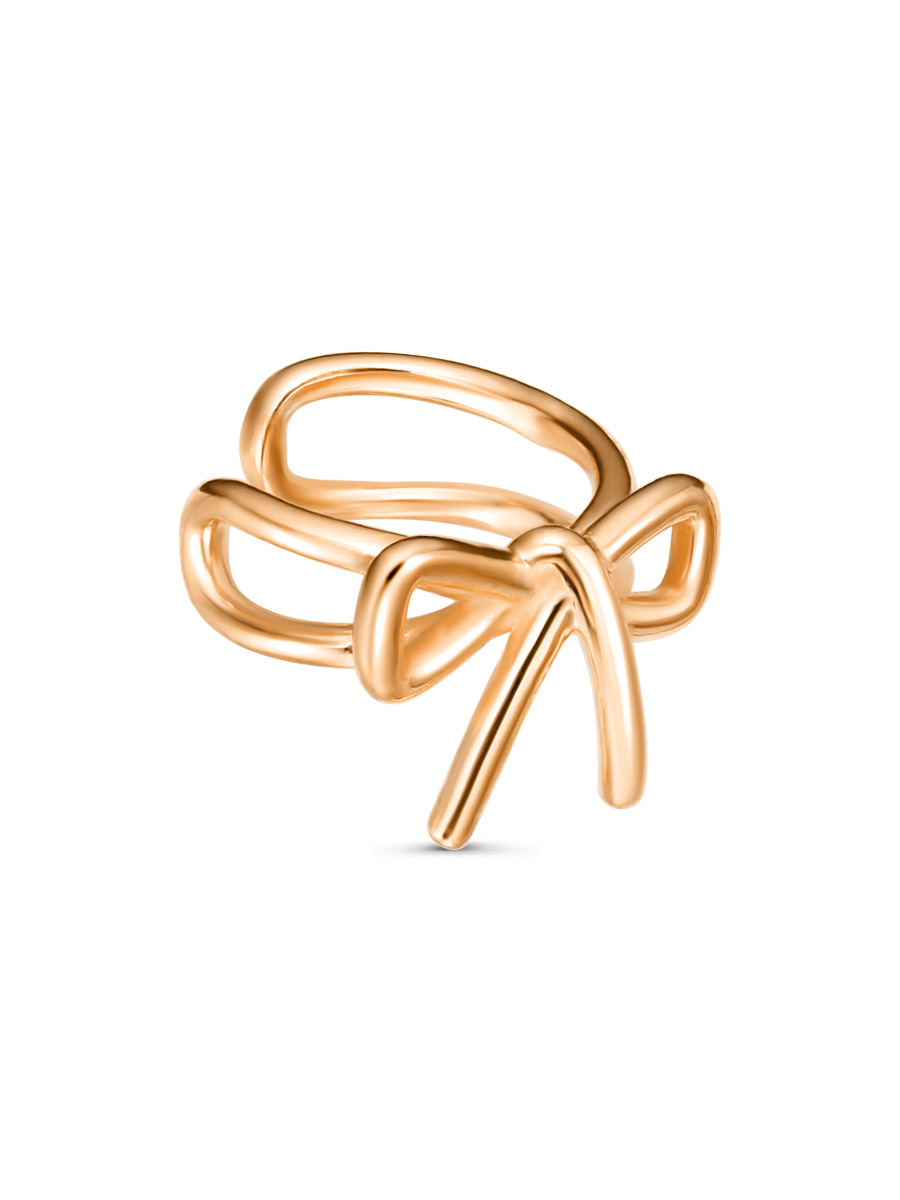 Серьга каффы из серебра 925 с без вставок