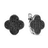 Серьги английский замок из серебра 925 со шпинелью