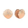 Серьги конго из серебра 925 с фианитом